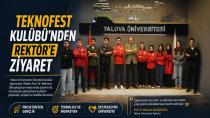 Teknofest Kulübü’nden Rektör Bahçekapılı’ya Ziyaret